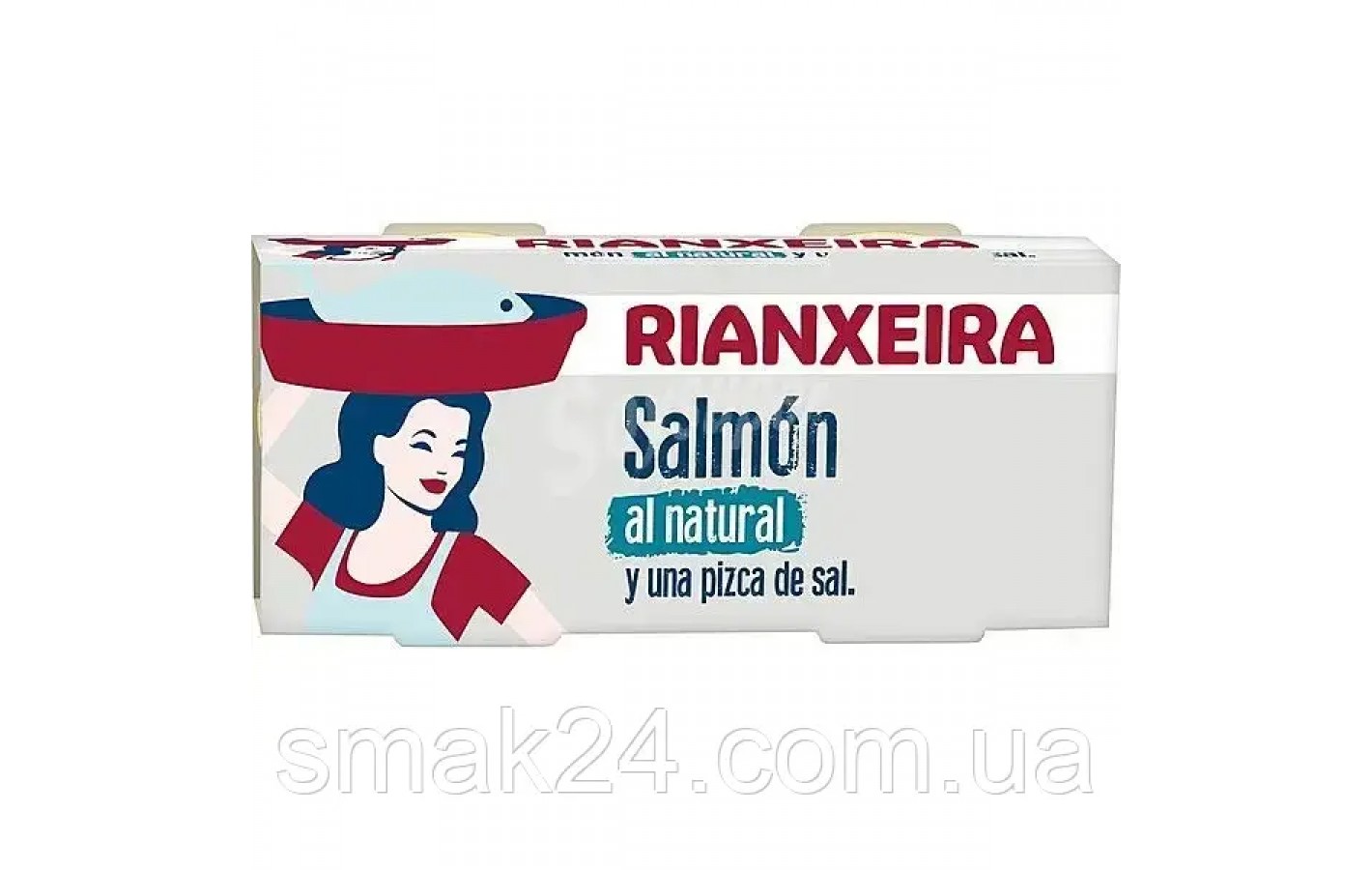 Лосось натуральный слабосоленый Rianxeira Salmon al natural (2х80г) 160г Испания