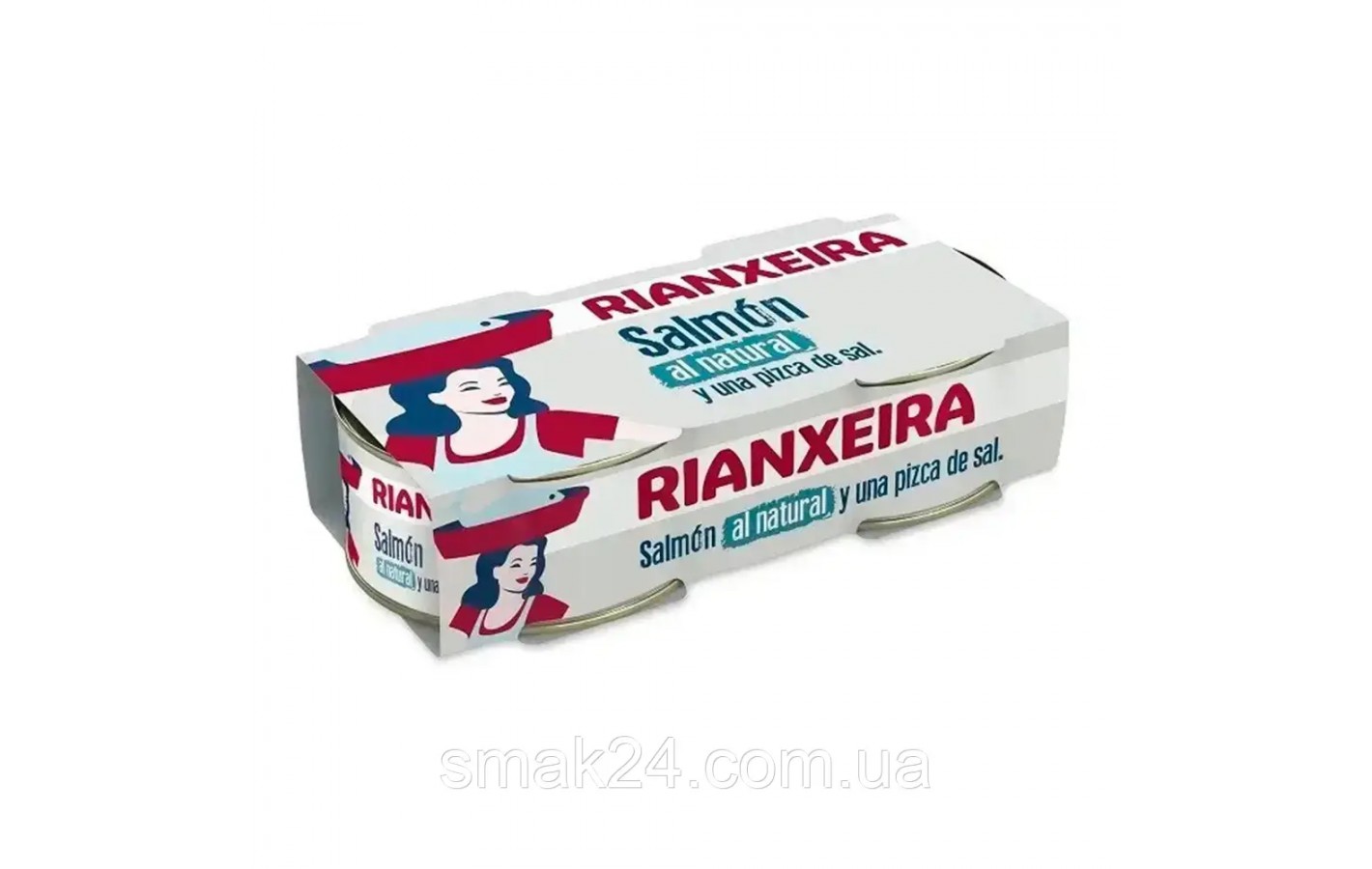 Лосось натуральный слабосоленый Rianxeira Salmon al natural (2х80г) 160г Испания