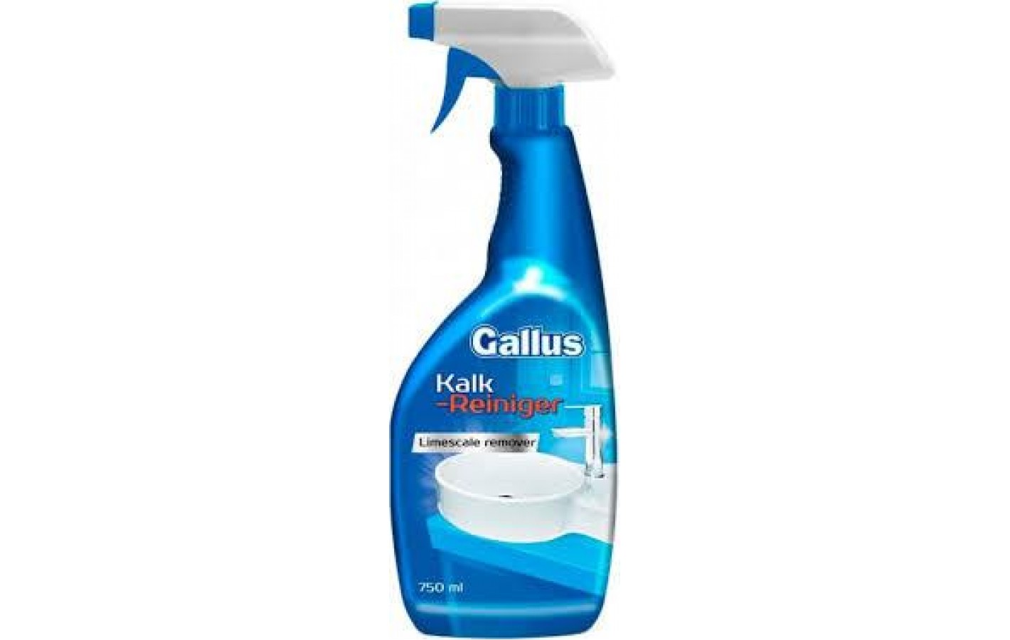 Спрей для уборки известкового и мыльного налета Gallus Kalk-Reiniger 750мл Германия