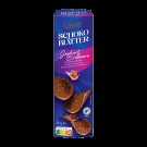Шоколадні чіпси з хрустким рисом зі смаком полуниці Choceur Schoko Blatter Joghurt Erdbeere 125г Бельгія