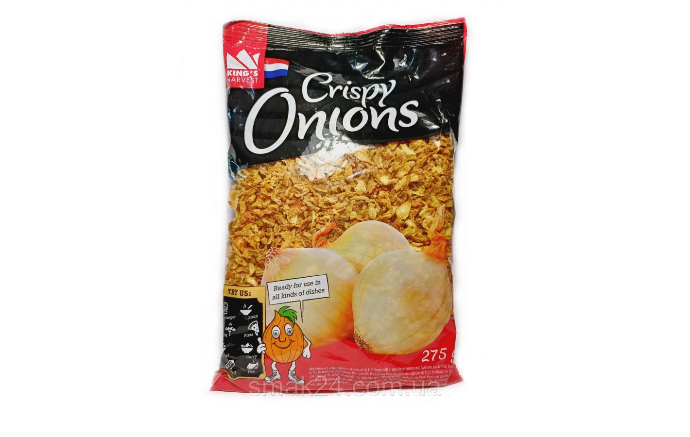 Хрумка смажена цибуля King's Harvest Crispy Onions 275г Нідерланди