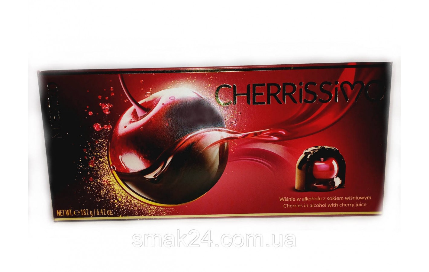 Шоколадные конфеты Вишня в ликере Mieszko Cherryssimo 182г Польша