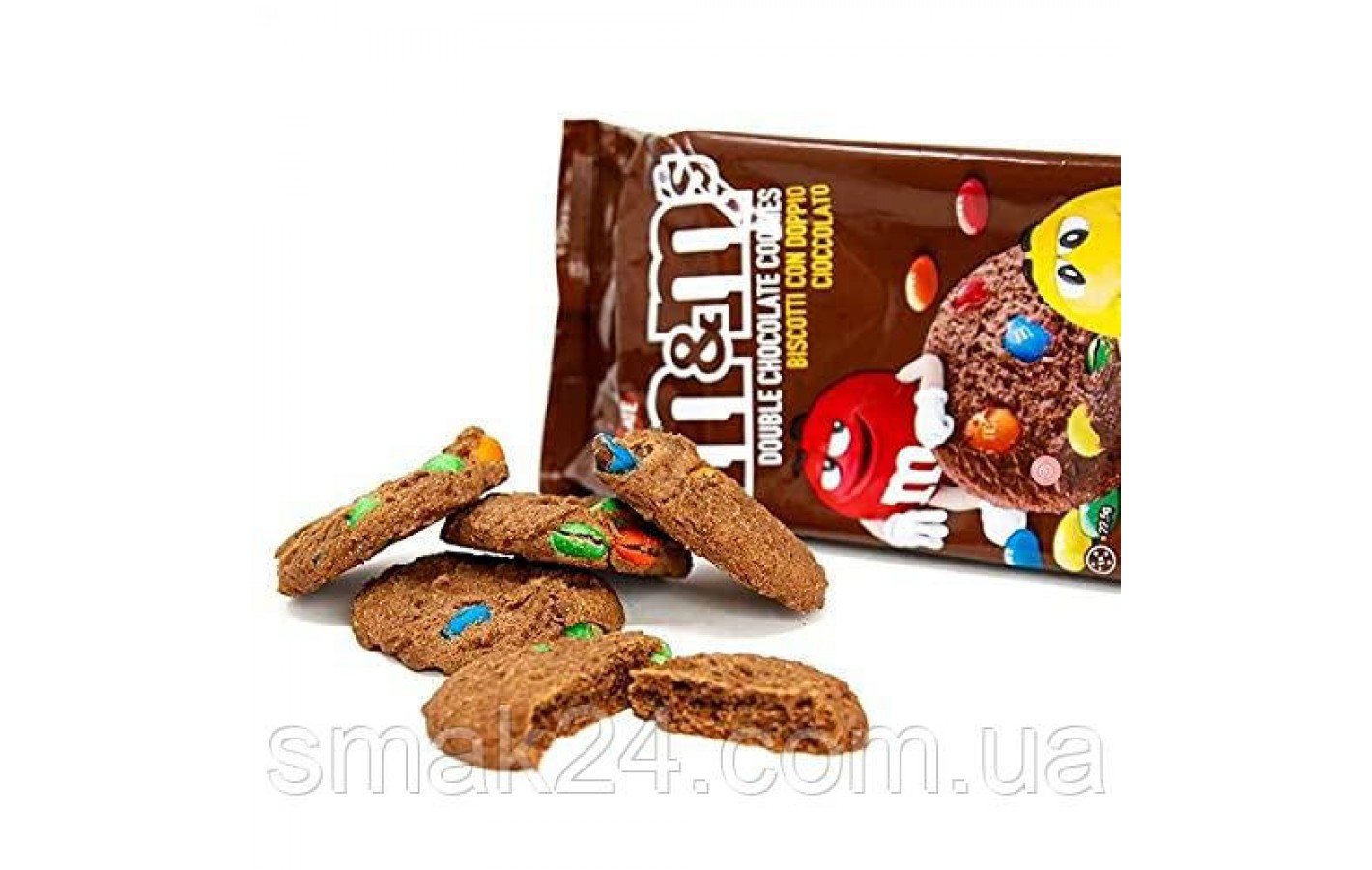 Печенье шоколадное с драже M&M`S 180г Великобритания