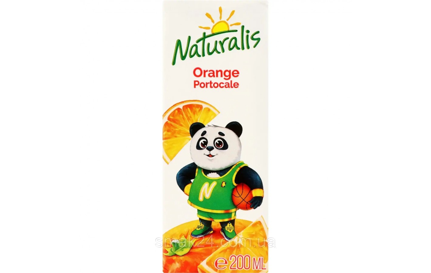 Напиток сокосодержащий Апельсиновый Naturalis Orange 0.2 л с трубочкой