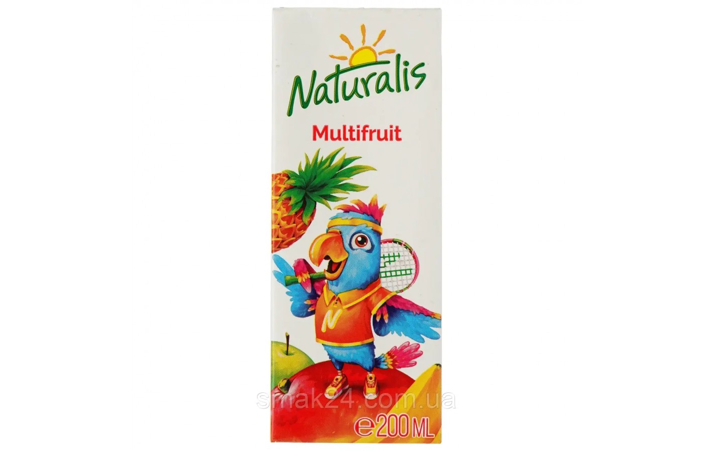 Напиток сокосодержащий Мультифрукт Naturalis Multifruit 0.2 л с трубочкой