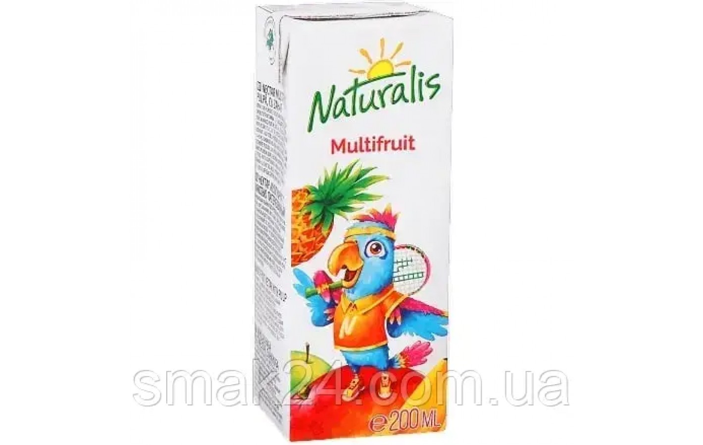 Напиток сокосодержащий Мультифрукт Naturalis Multifruit 0.2 л с трубочкой