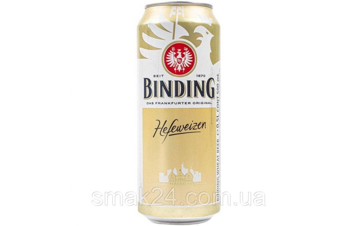Пиво светлое нефильтрованное Binding Hefeweizen 4,8% 0,5л Германия