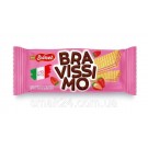 Вафли с клубничным кремом  PRO Sweet Bravissimo 50г Италия