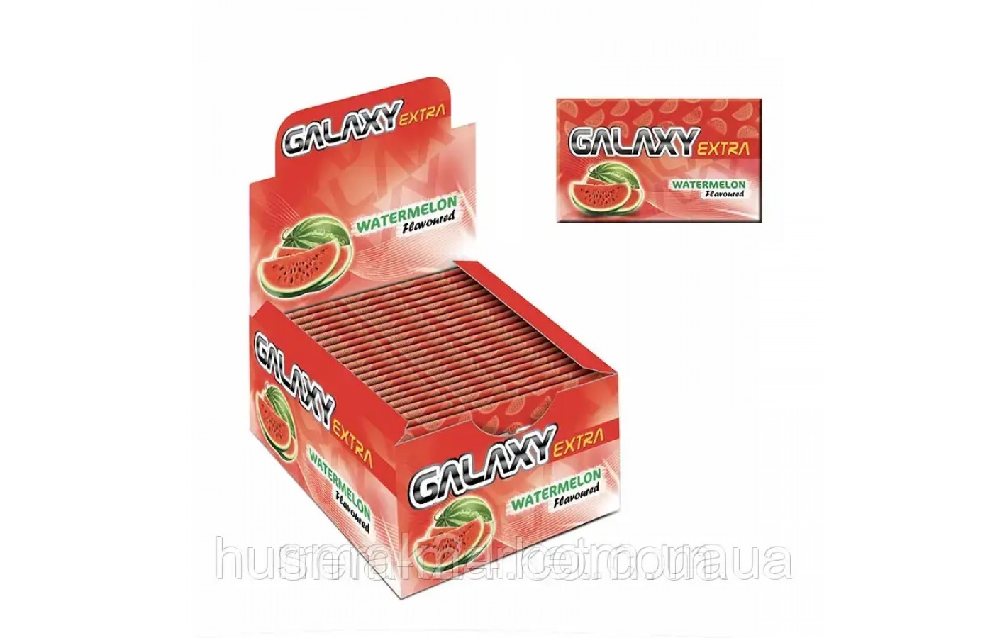 Жевательная резинка со вкусом Арбуз GALAXY extra  watermelon 11г