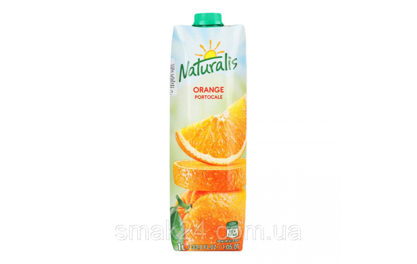 Напиток соковый апельсиновый Naturalis Orange 1л Молдова