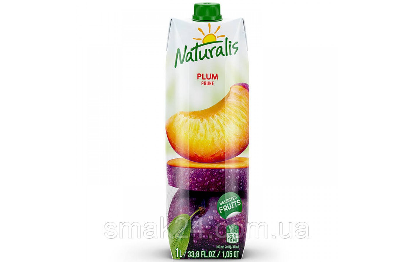 Нектар сливовий з м'якоттю Naturalis Plum 1л.
