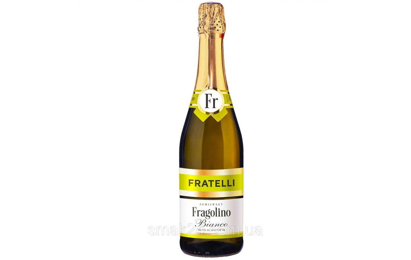 Напиток винный Fratelli Fragolino полусладкий белый 6,0-6,9% 0,75л + ПОДАРОК Шоколад Alpinella в ассортименте