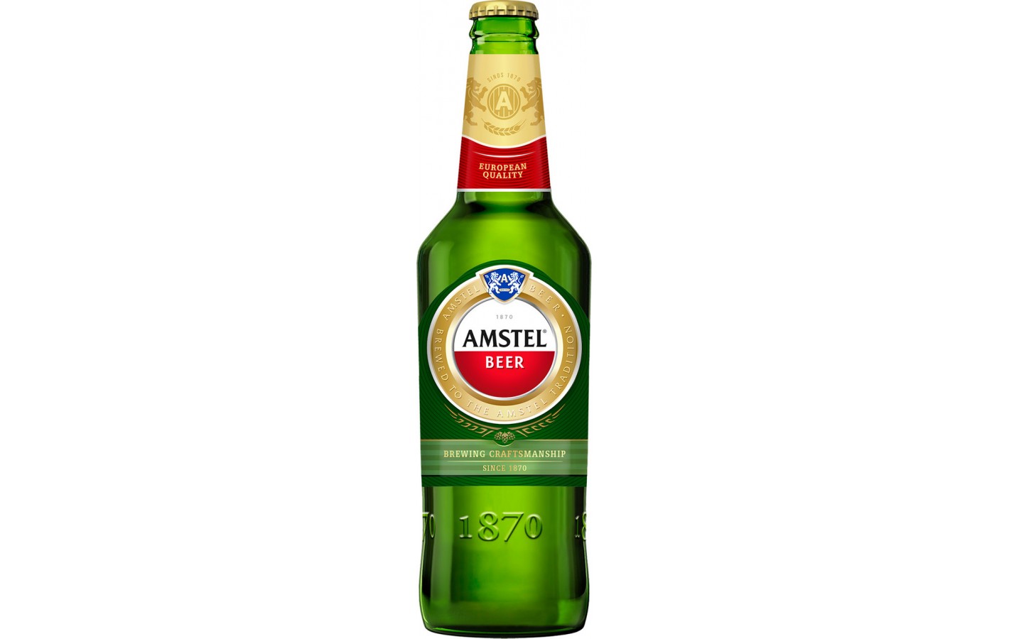 Пиво светлое Amstel Beer 5% 0.5л ст/б