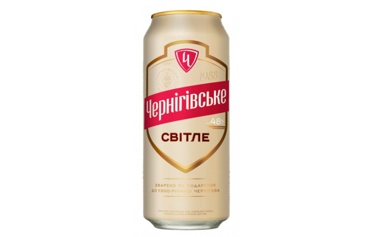 Пиво светлое Черниговское 4.6% 0.5л ж/б