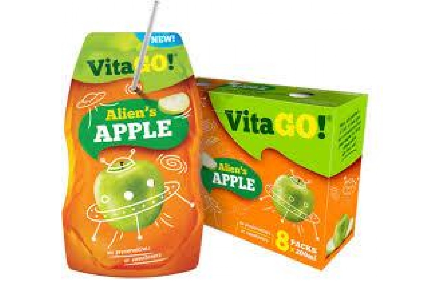 Сок  Яблочный  БЕЗ КОНСЕРВАНТОВ  Vita Go 200 мл Македония