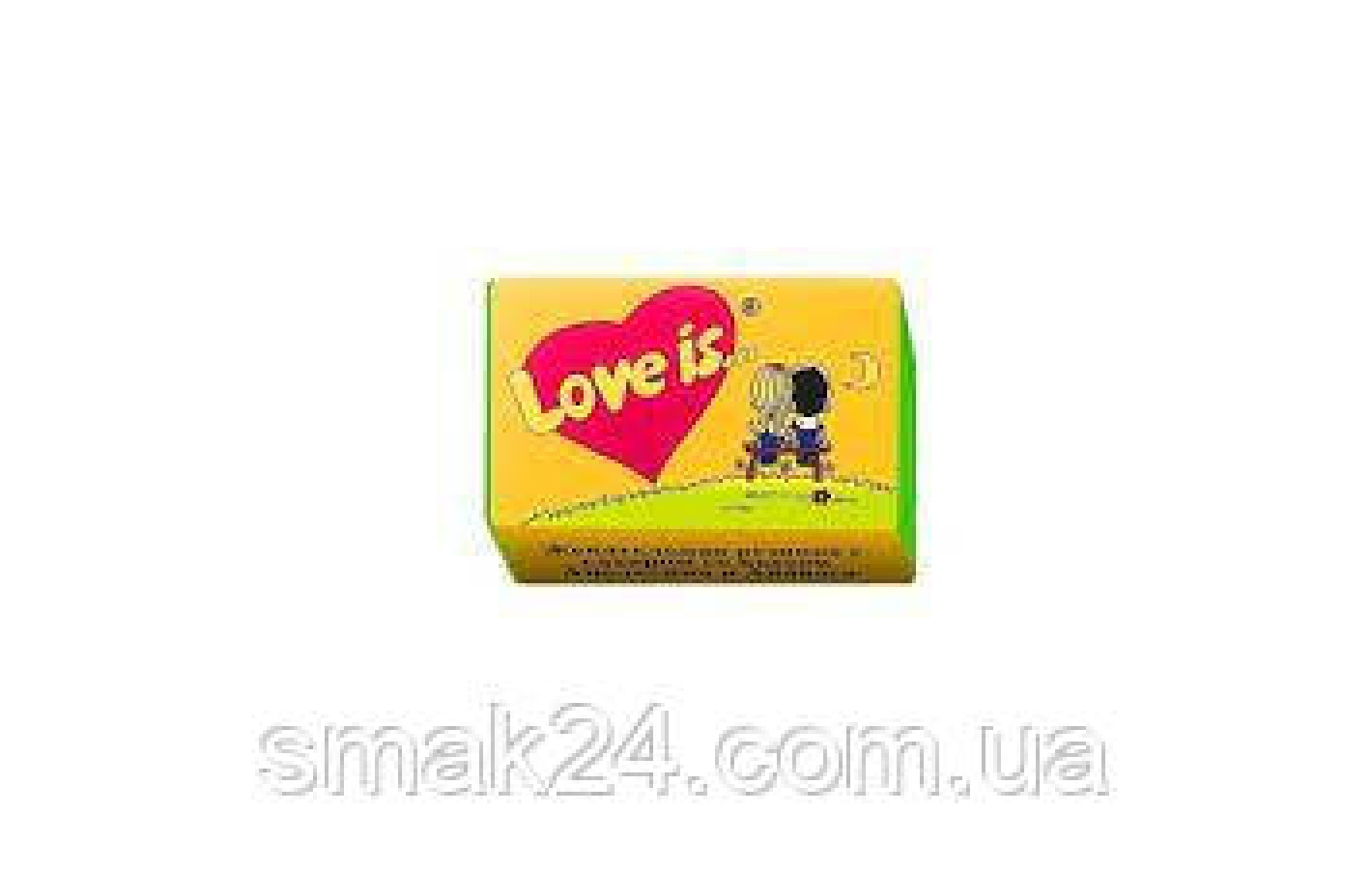 Жевательная резинка со вкусом кокоса и ананаса Love Is 4.2г/1шт Турция