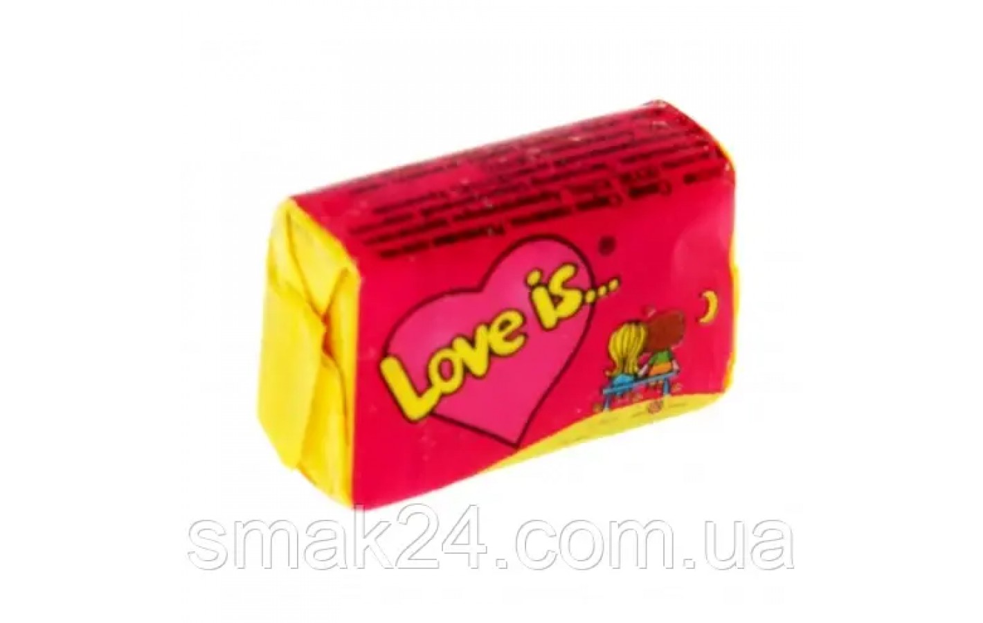 Жевательная резинка со вкусом вишни и лимона Love Is 4,2г/1шт Турция