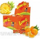 Жевательная резинка со вкусом ананаса и апельсина Love Is 4,2г/1шт Турция