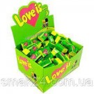Жевательная резинка со вкусом яблока и лимона Love Is 420г/100шт Турция
