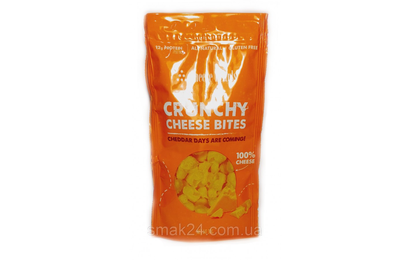 Сырные хрустящие кусочки БЕЗ ГЛЮТЕНА Cheese Pearls Crunchy Cheddar 30г Греция