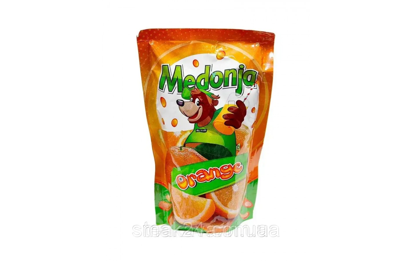 Напиток сокосодержащий Апельсиновый Medonja Orange 0.2 л с трубочкой Сербия