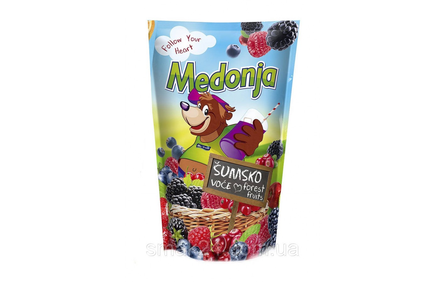 Напиток сокосодержащий с Лесными ягодами Medonja Forest Fruits 0.2 л с трубочкой Сербия
