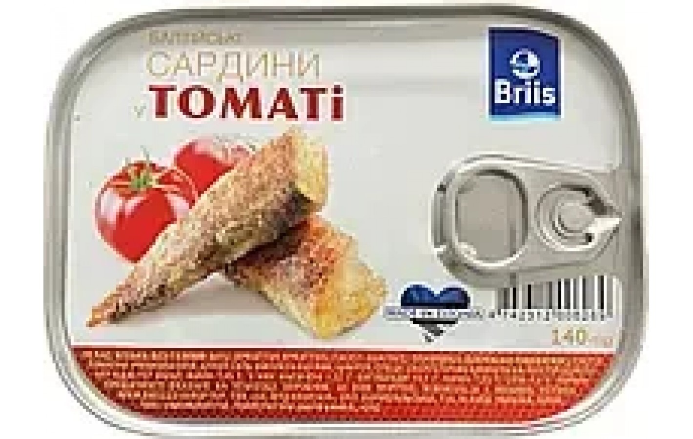 Сардина в томаті Briis 140 г Естонія