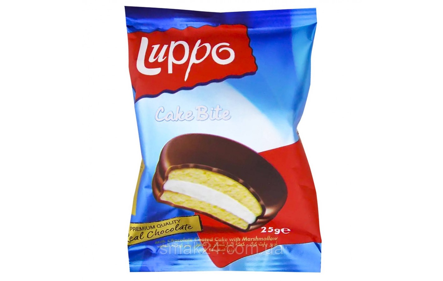 Печенье (Пирожное) бисквитное с суфле Luppo Cake Bite 25г Турция