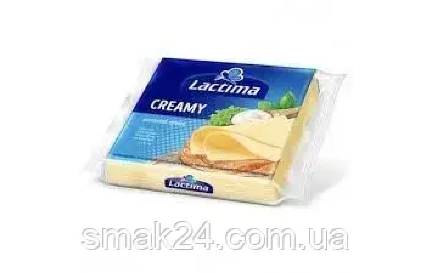 Сыр тостерный (плавленный) сливочный Lactima Creamy 130г(8 ломтиков) Польша