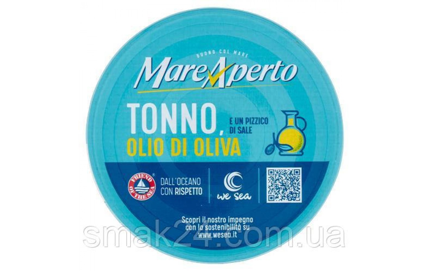 Тунец одним куском в оливковом масле Mare ApertoTonno all Olio di Oliva 120г Италия