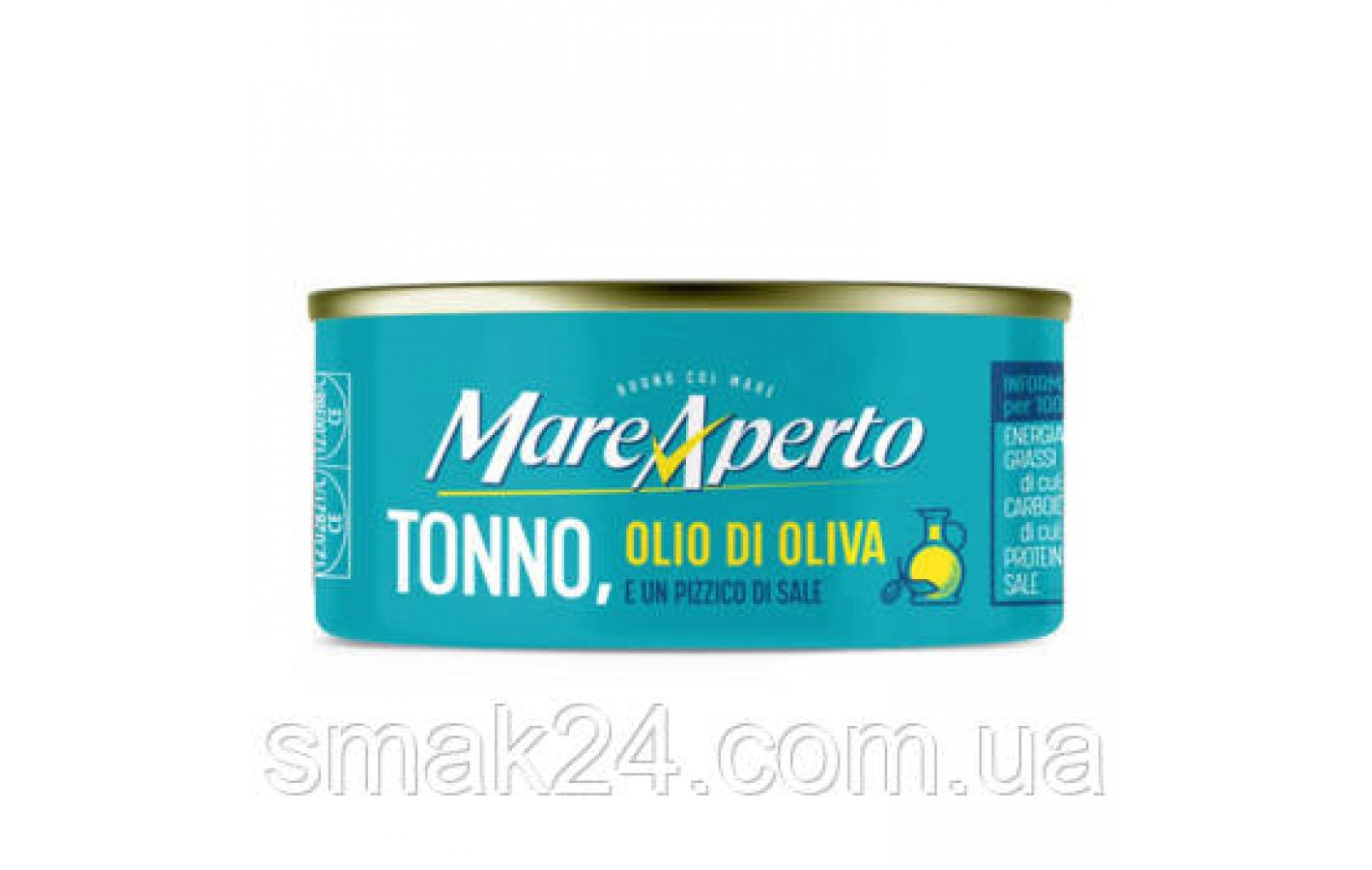 Тунец одним куском в оливковом масле Mare ApertoTonno all Olio di Oliva 120г Италия