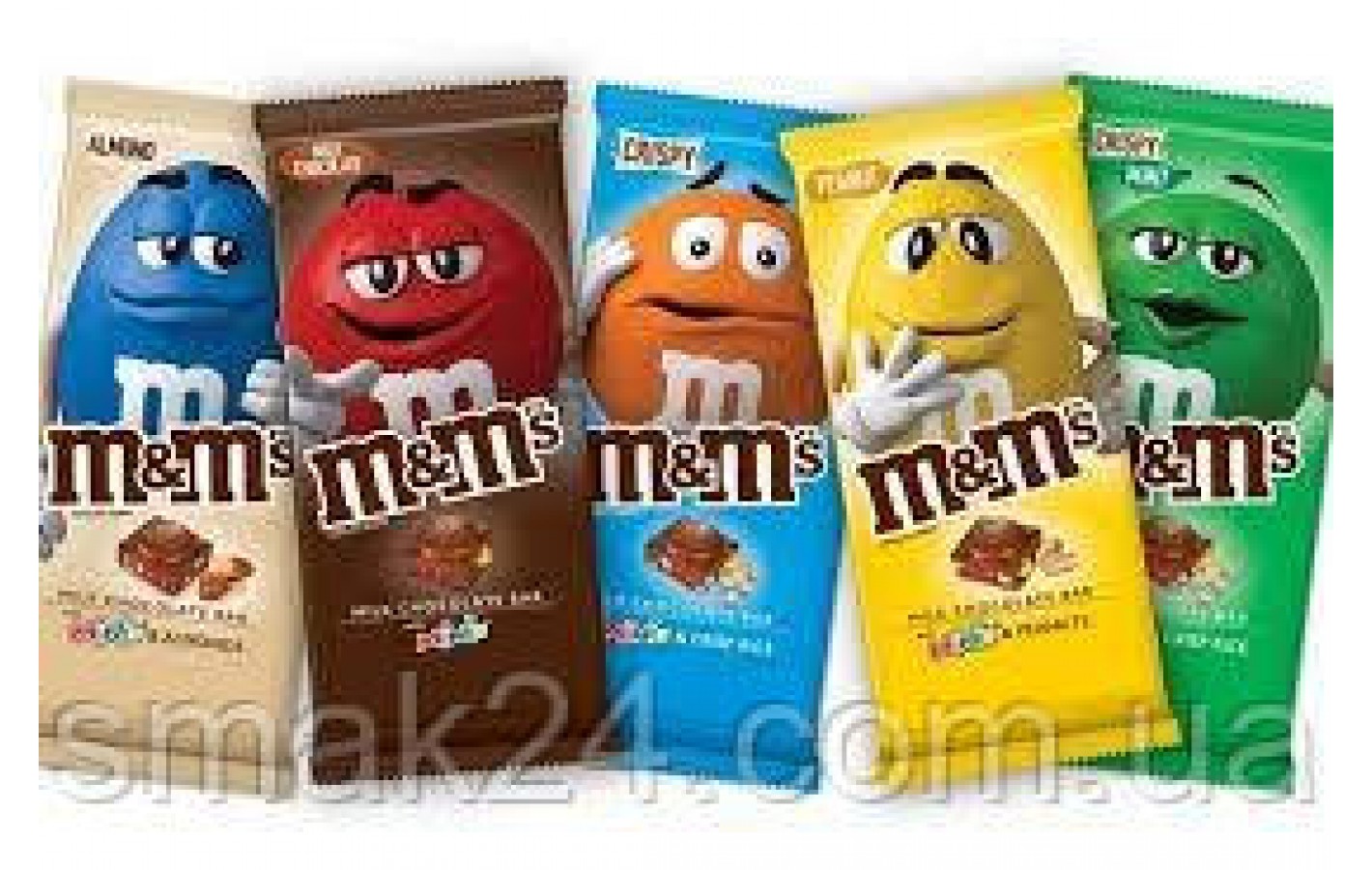 Шоколад молочный с цветным драже M&M's 165г Великобритания