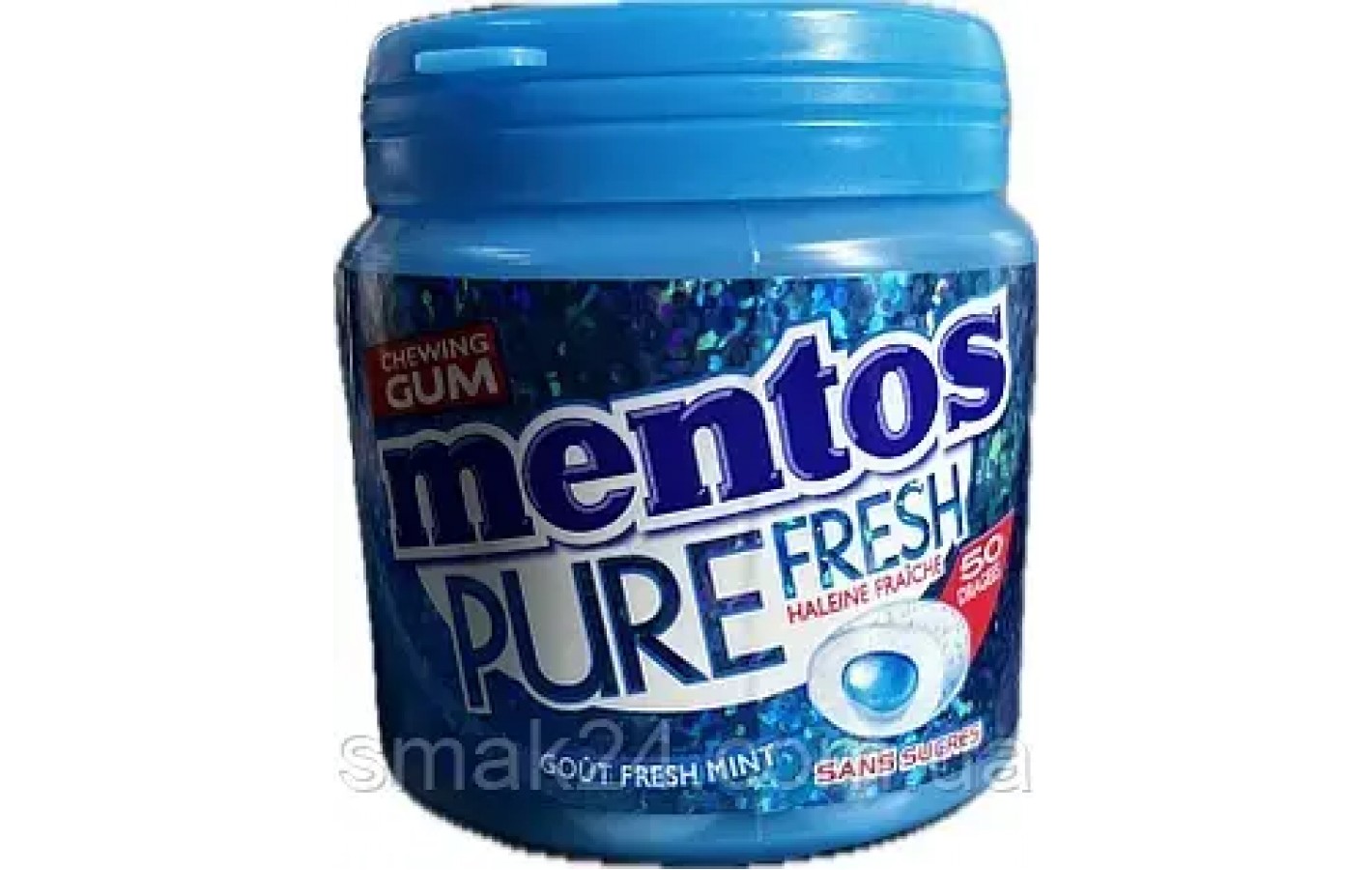 Жувальна гумка БЕЗ САХАРА Mentos Pure Fresh Mint 100 г (50 шт.) Голландія