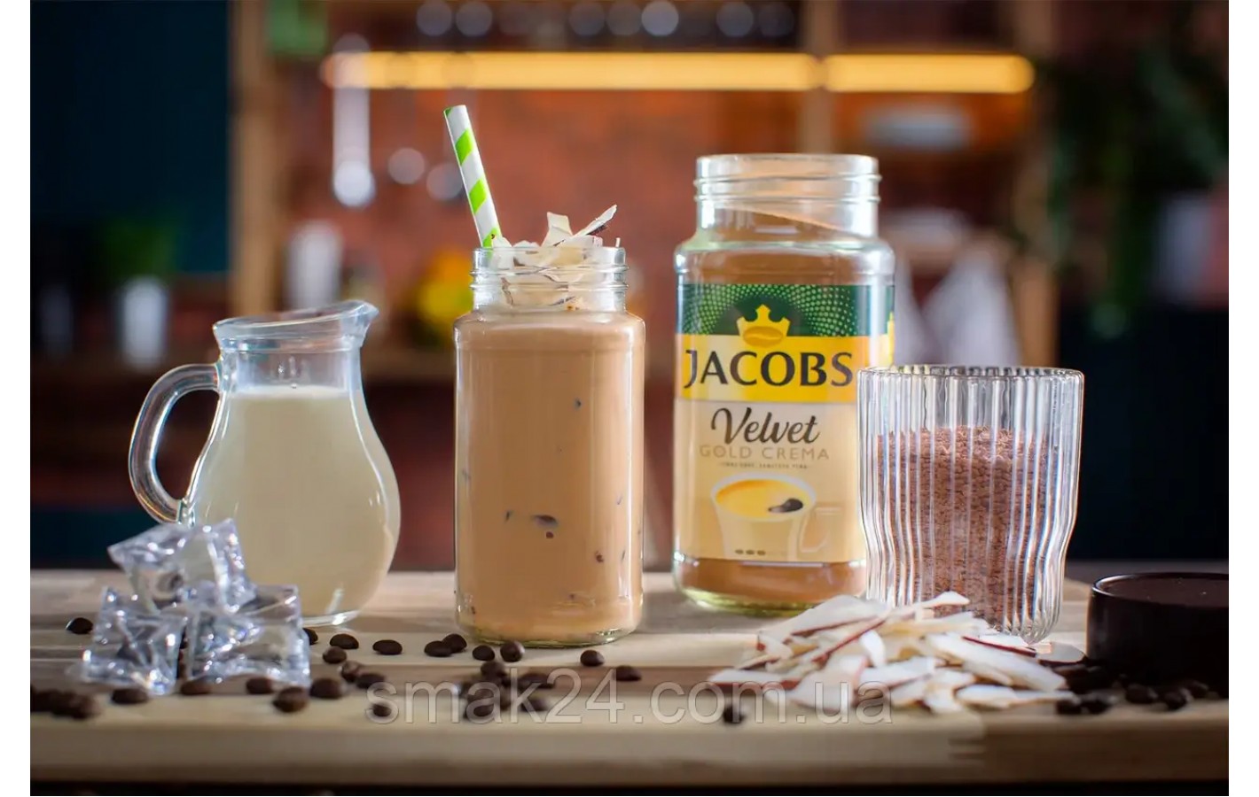 Кава розчинна Jacobs Velvet Gold Crema 180г Нідерланди