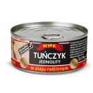 Тунець у олії M&K Tunczyk Jednolity w oleju roslinnym 170г/120г Польща