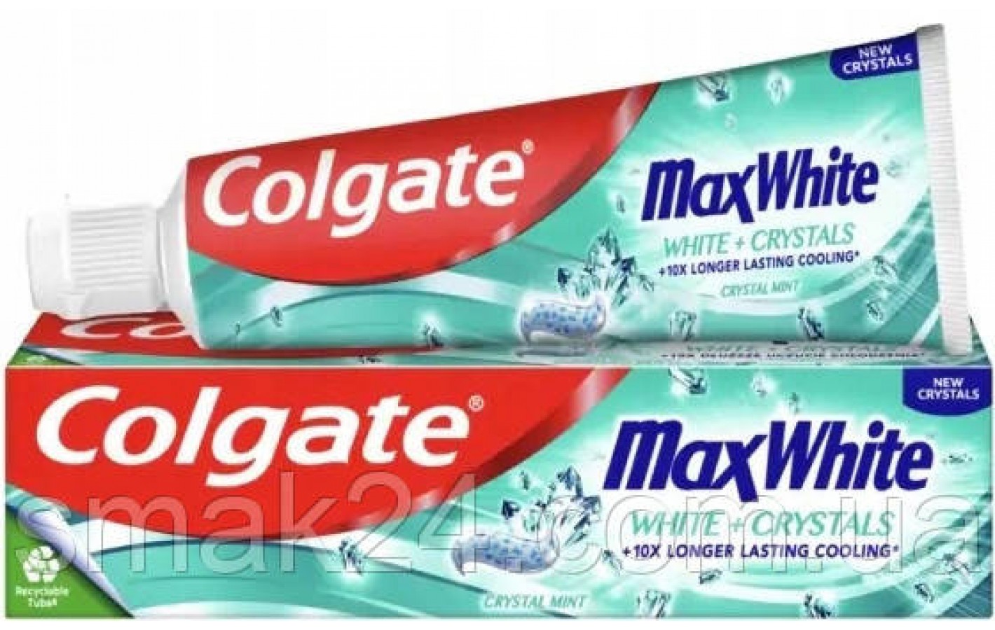 Зубная паста Отбеливающая Colgate MaxWhite White+Crystals 100мл Нидерланды