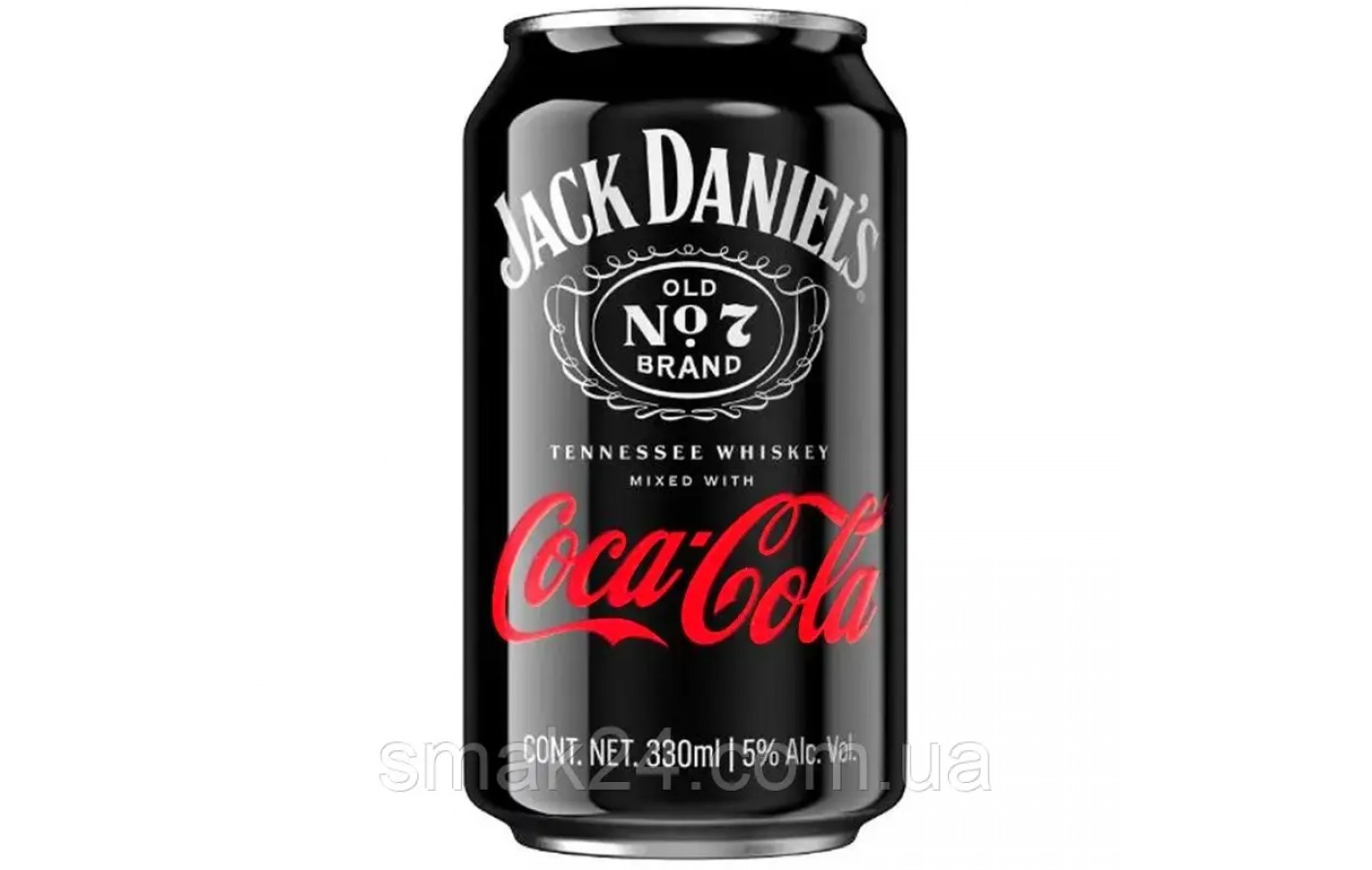 Напій слабоалкогольний Jack Daniel's & Cola 5% 330мл Україна