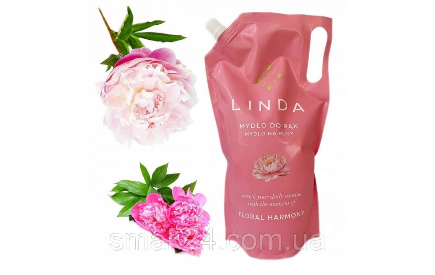 Мило для рук рідке зволожуюче Квіткова гармонія Linda Mydlo do rak Floral Harmony 1мл Польща