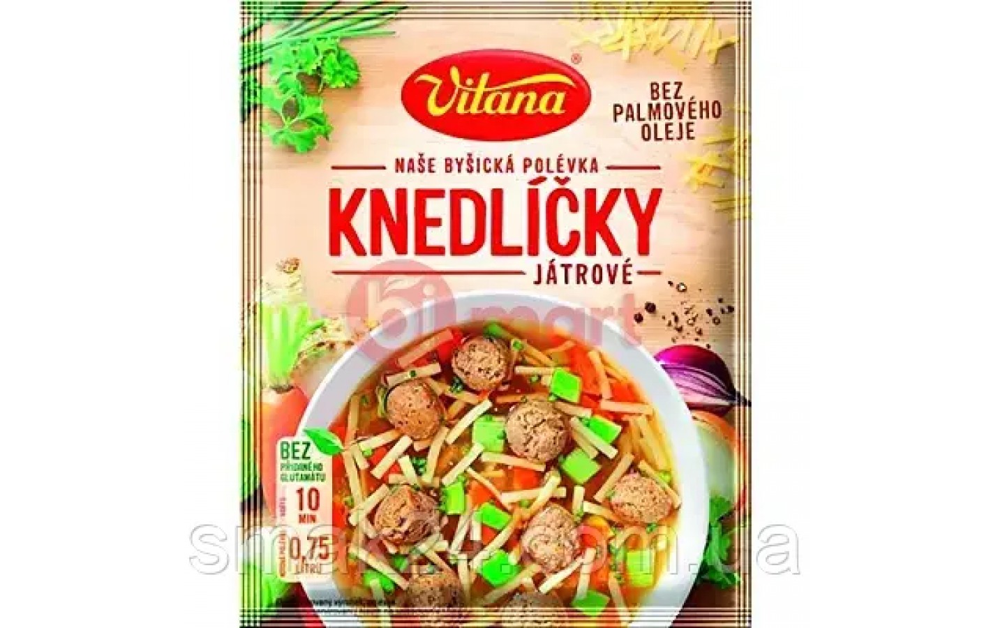 Суп с  фрикадельками Vitana Knedlicky Jatrove 58г (3 порции) Чехия