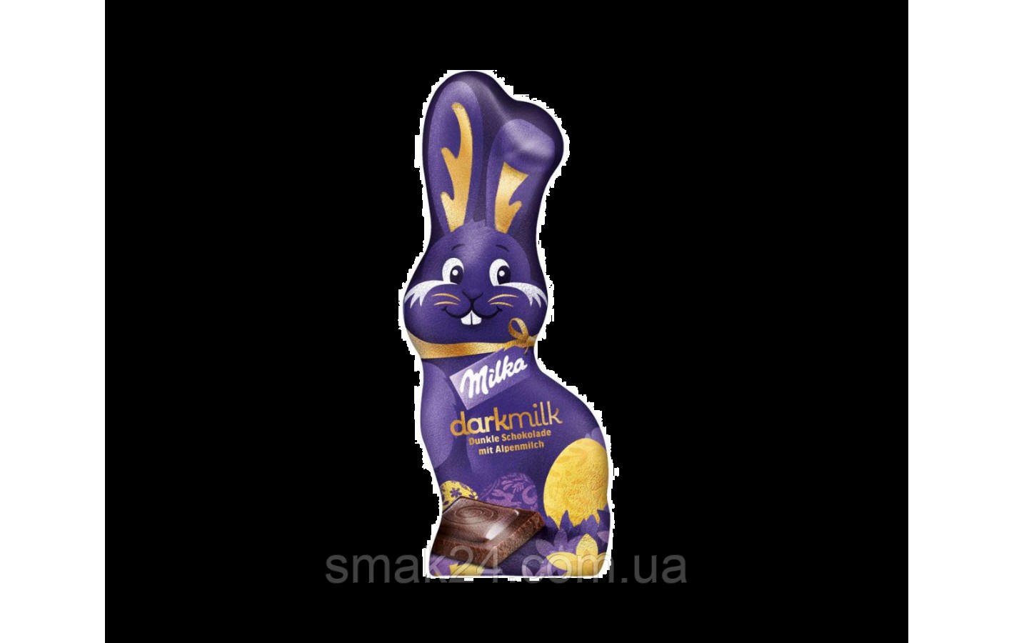 Шоколад Улыбающийся Зайчик Milka SCHMUNZELHASE DARK MILK 100г