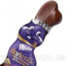 Шоколад Улыбающийся Зайчик Milka SCHMUNZELHASE DARK MILK 100г