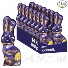 Шоколад Улыбающийся Зайчик Milka SCHMUNZELHASE DARK MILK 100г