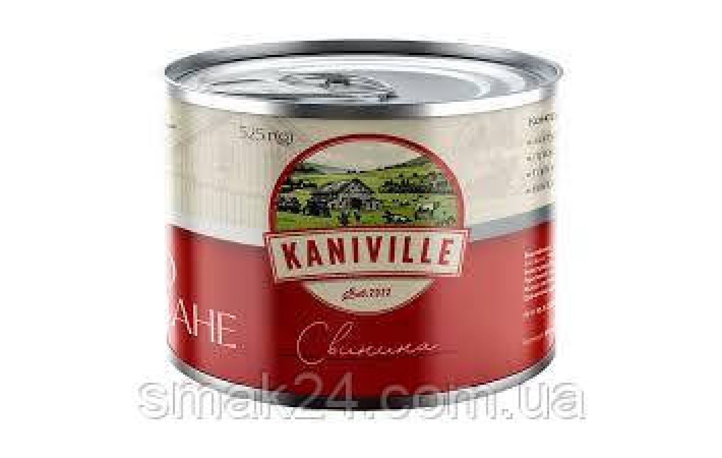 Тушенка из свинины кусковая Kaniville 525 г. ДСТУ Украина
