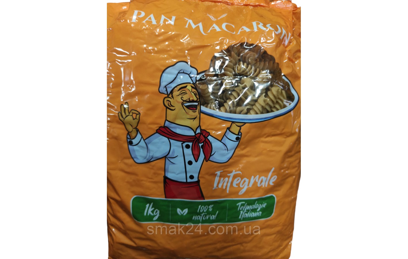 Цельнозерновые макаронные изделия Спираль Pan Makaron 1кг Молдова