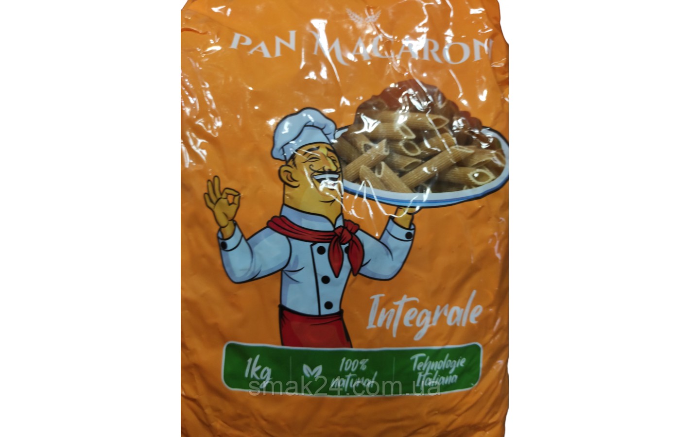 Цельнозерновые макаронные изделия Перо Pan Makaron 1кг Молдова