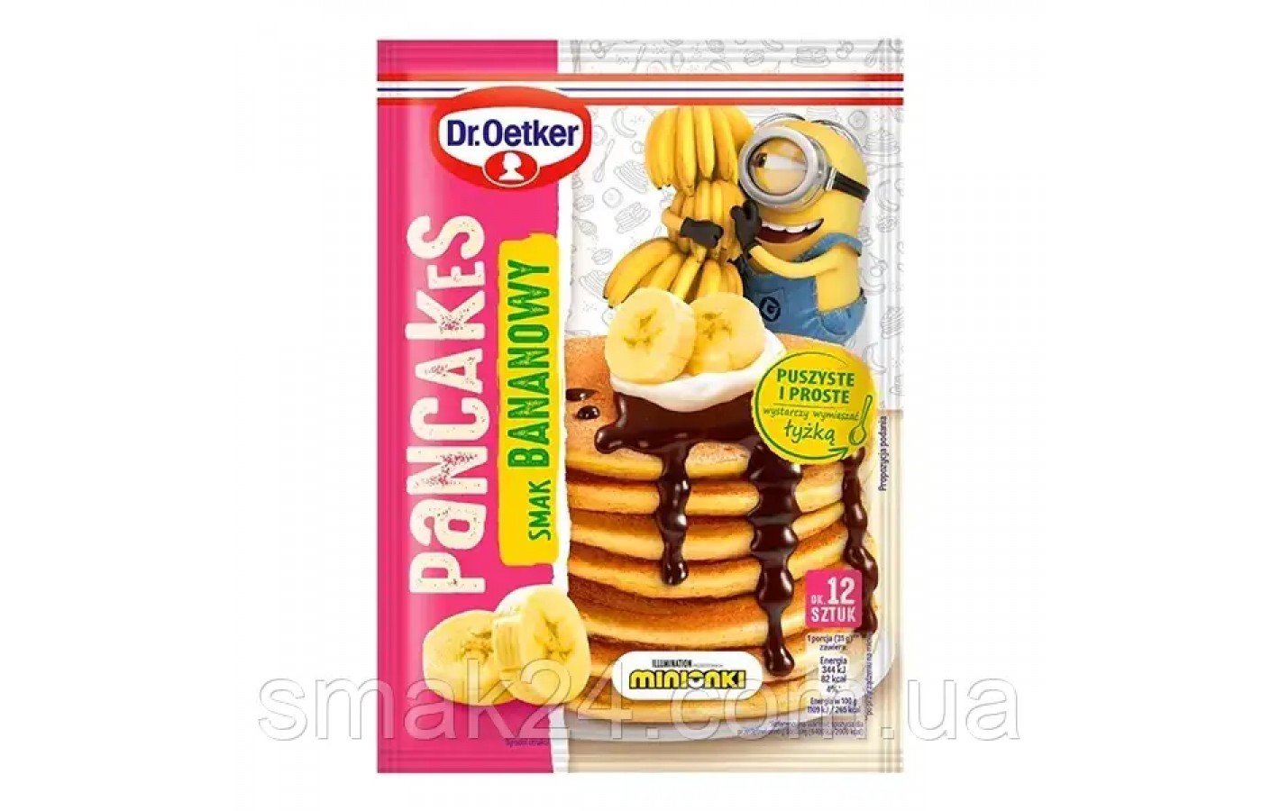 Панкейки зі смаком банана Dr.Oetker Minionki Pancikes Smak Bananowy (12штук) 170 г Польща