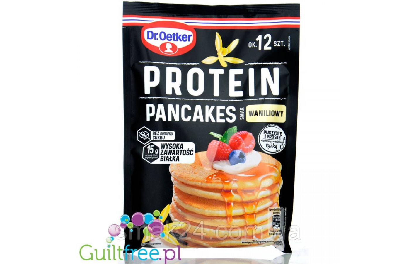 Панкейки з протеїном і ванільним смаком Dr.Oetker Protein Pancikes (12штух) 165г Польща