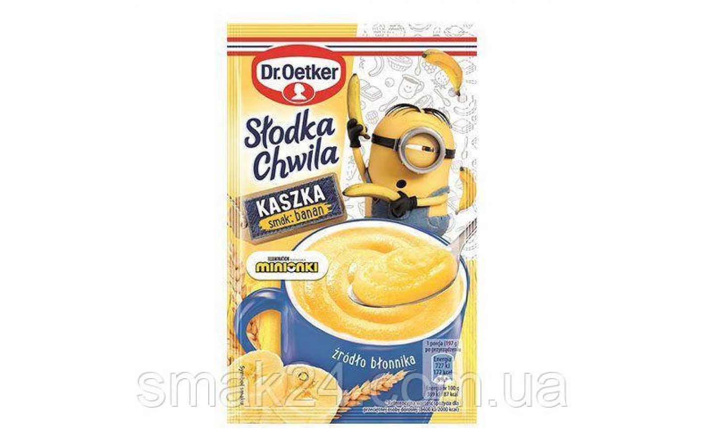 Кашка манна з банановим смаком Dr.Oetker 47 г Польща