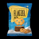 Крендель хрустящий соленый с черно-белыми семенами кунжута Flatzel, Black And White Sesame 85 г