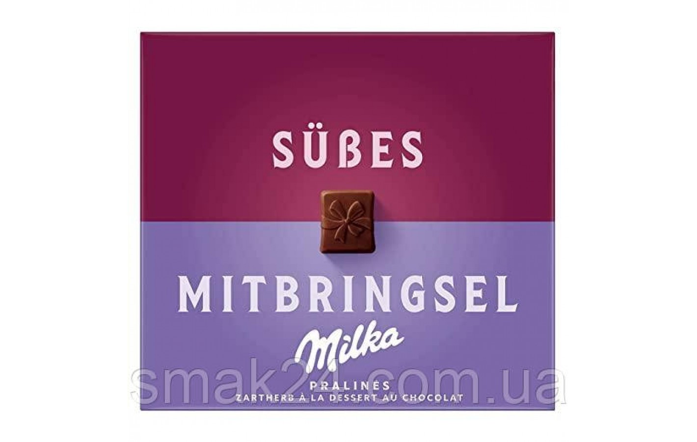 Шоколадные конфеты Пралине с шоколадным кремом  Milka Pralines Subes Mitbringsel 110 г Швейцария
